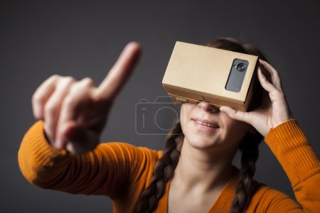 Cardboard virtual reality
