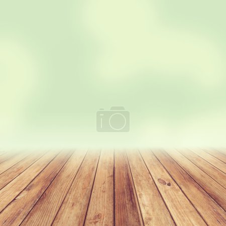 Endless wooden floor background