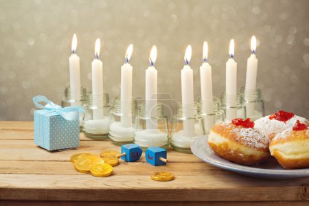 Jewish holiday Hanukkah celebration