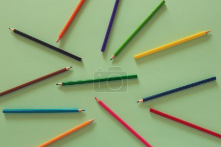Bunch of color pencils