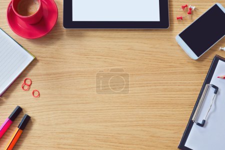 Modern office table background