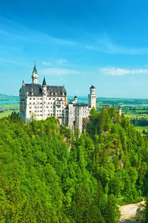 Castle of Neuschwanstein in Germany