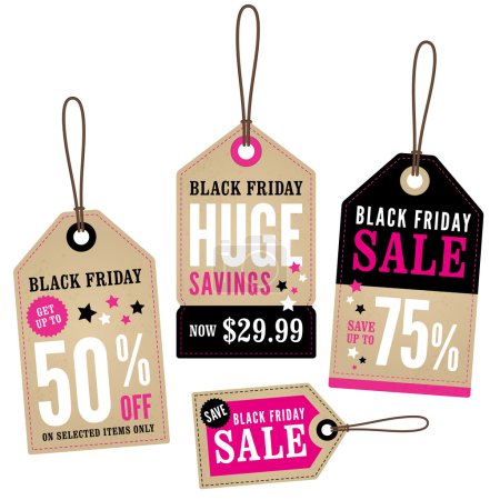 Black Friday Retail Labels