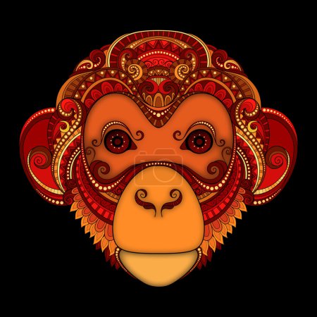 Ornate Monkey Head