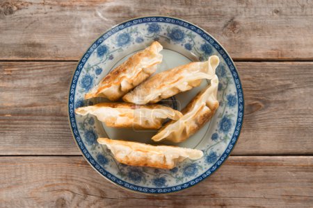 Asian gourmet pan fried dumplings
