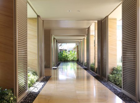 modern corridor interior h