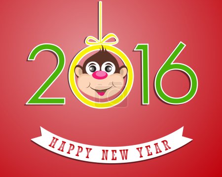 Happy New Year 2016 year of the monkey