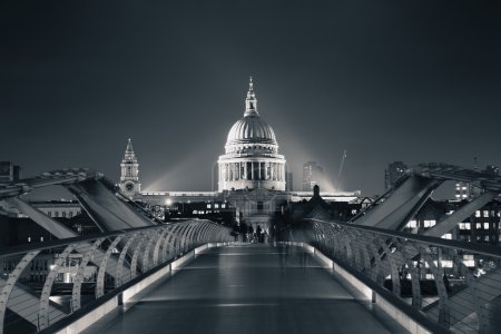 Millennium Bridge and St Pauls