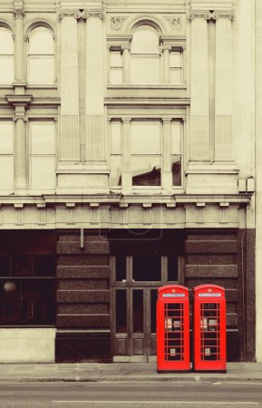Red telephone booth