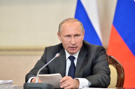 Vladimir Putin at the state Council Presidium meeting