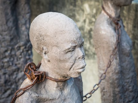 Sculptures of slaves, Zanzibar