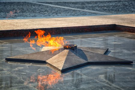 Eternal flame - a symbol of the Victory in the Great Patriotic War
