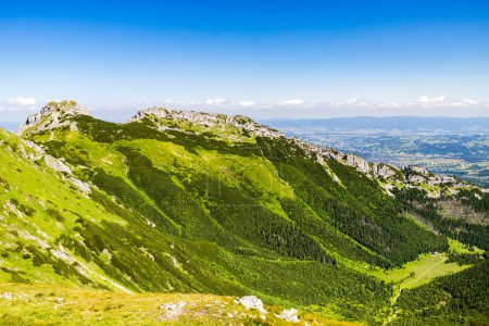 Inspiring Mountains Landscape, sunny day in summer Tatras