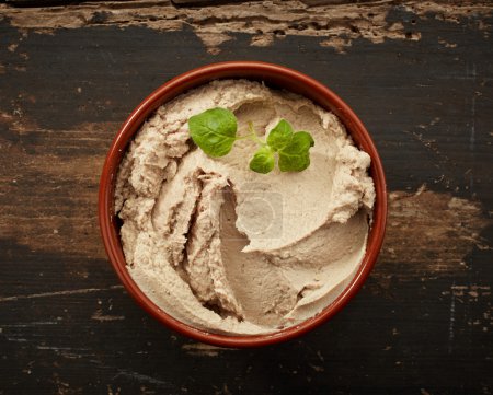 bowl of liver pate