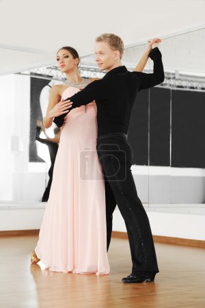 Ballroom dance in motion