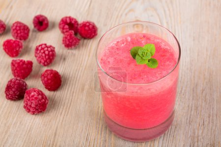 Strawberry and pomegranate healthy smoothie
