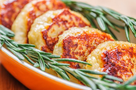 Cutlets and rosemary