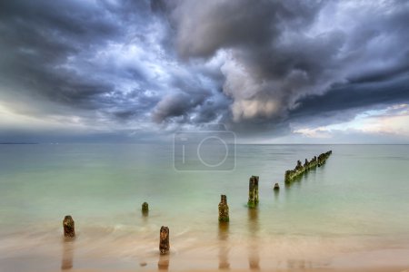 Stormy weather over Baltic Sea