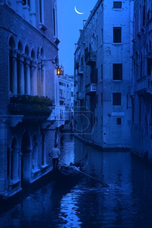 blue night in Venice - Italy 