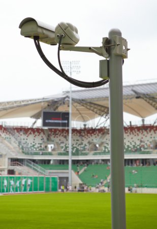 Security-camera on stadium