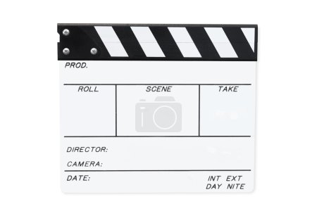 White Clapperboard with Path