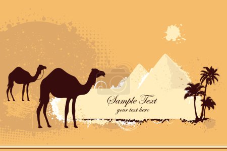 Camel in Desert