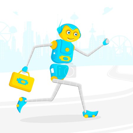 Robot running with Briefcase