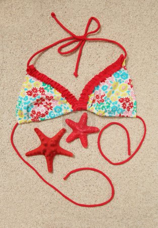 Swimsuit and starfishes