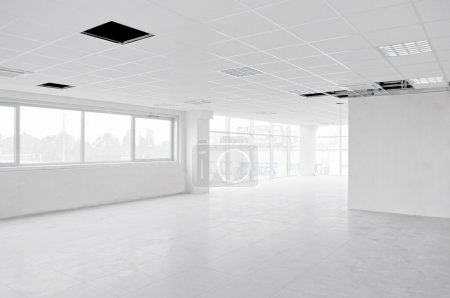 Empty interior white office