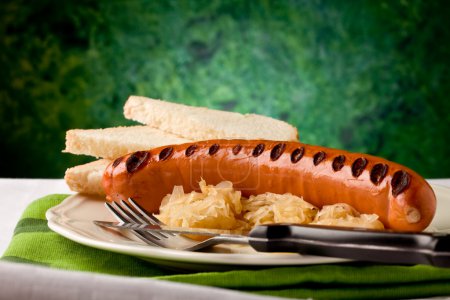 Grilled Sausage - Hot Dog