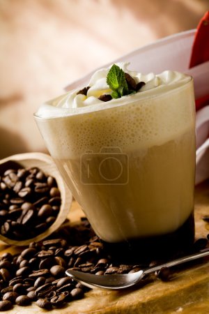 Cappucino with whipped cream