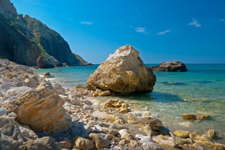 Stones on a Black Sea coast