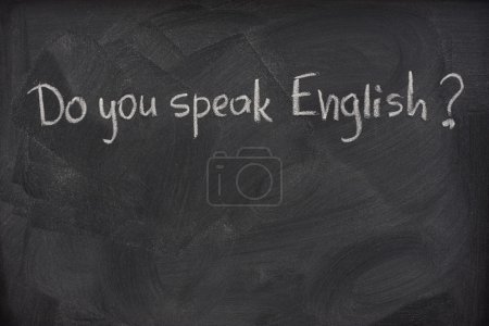 Do you speak English question