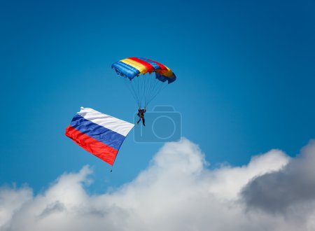 A jumper with a flag of Russia