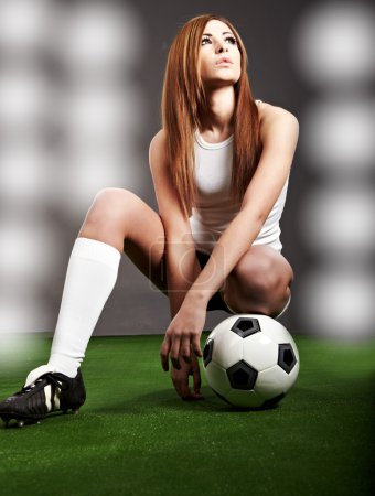 Sexy soccer player