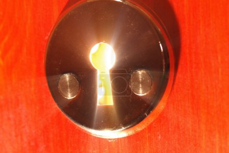 Keyhole with light