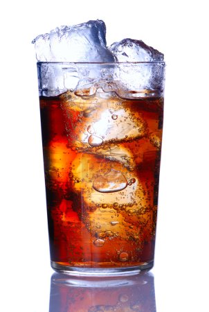 Glass with cola