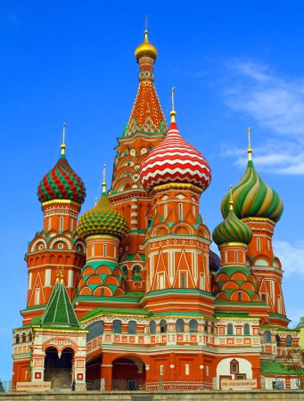 Russia moscow red square the Cathedral of the Virgin Protectress,the Cathed