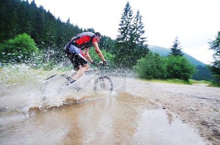 Wet mount bike ride