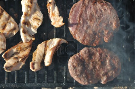 Grill meat