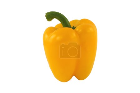 Isolated yellow pepper