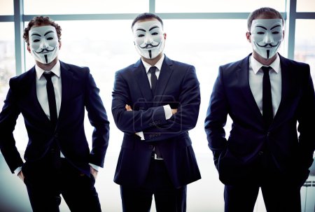 Anonymous trio