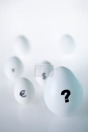 Egg with question