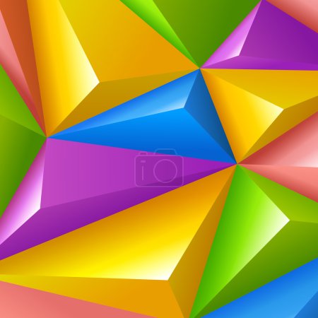 Colorful polygons triangle shapes vector Background.