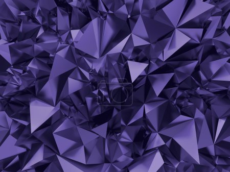 Abstract trendy ultra violet faceted background