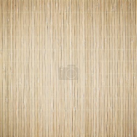 Beige bamboo mat