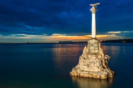 The Sunken Ships Monument, symbol of Sevastopol, Crimea, Ukraine