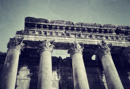 Ruins of ancient columns