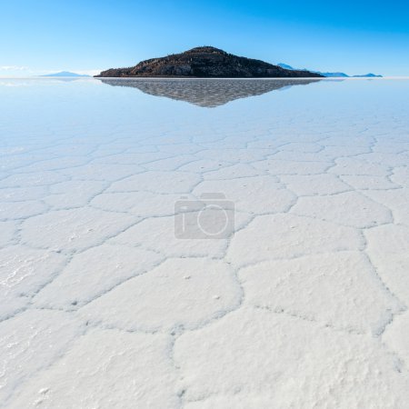 Salt lake - Salar de Uyuni in Bolivia 