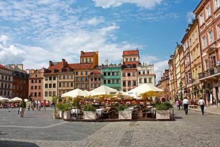 Old town of Warsaw, Poland